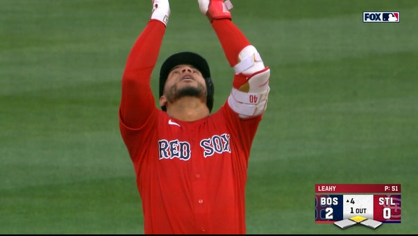 Willson Contreras Doubles, Driving in Two Runs, Giving Red Sox lead vs. Cardinals