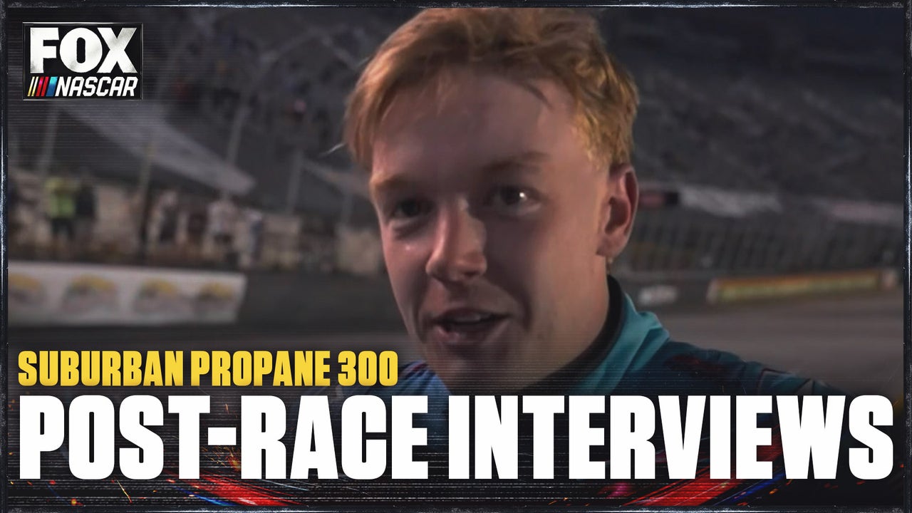 Connor Zilisch, Kyle Larson and more after the Suburban Propane 300 at Bristol 🏁 NASCAR ON FOX