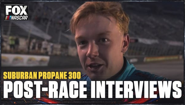 Connor Zilisch, Kyle Larson and more after the Suburban Propane 300 at Bristol 🏁 NASCAR ON FOX