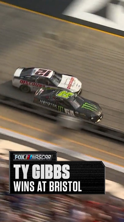 TY GIBBS GETS HIS FIRST CAREER NASCAR CUP SERIES WIN 🏁