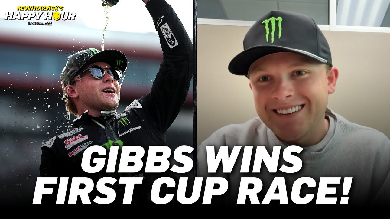 Ty Gibbs Reacts to Winning His First Cup Series Race at Bristol and the Emotions Behind the Victory