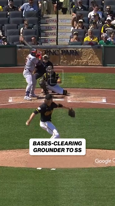 Bases Clearing GROUNDER to the Shortstop 🤣