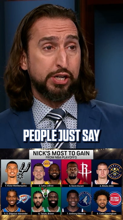 Nick Wright unveils who has the most to gain in the NBA playoffs 👀
