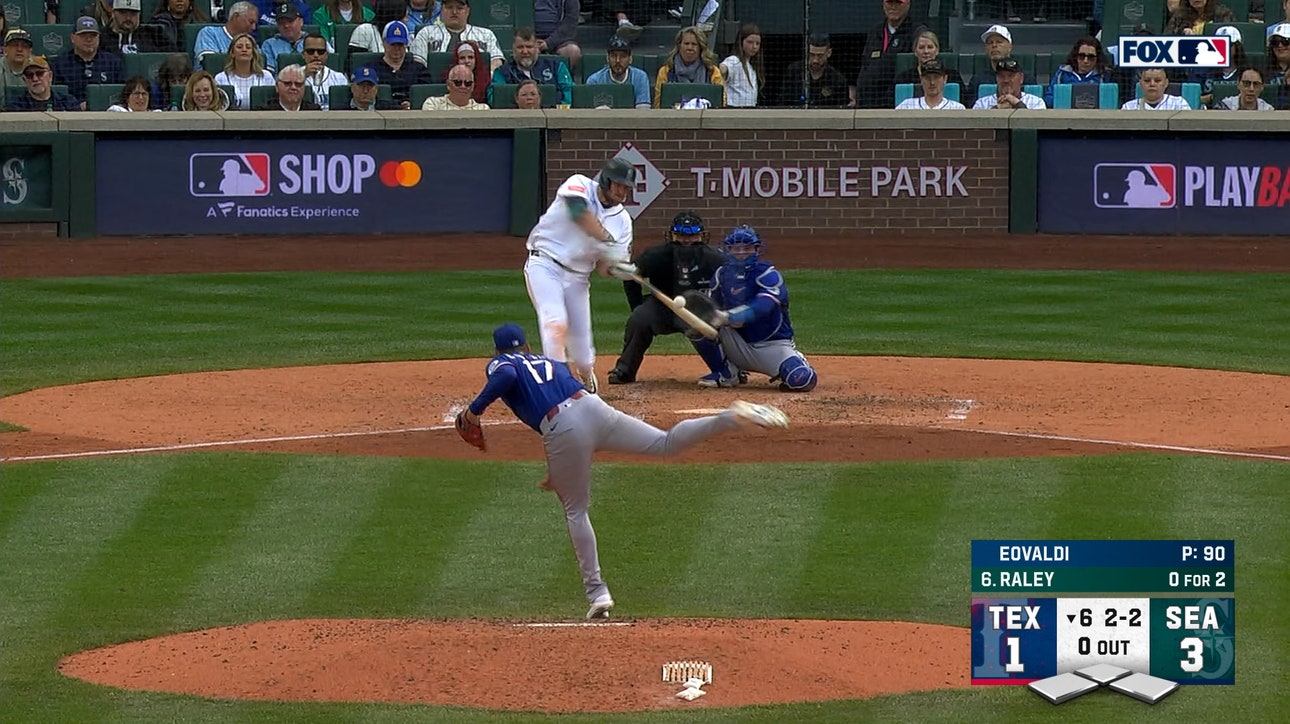 Luke Raley crushes solo home run, extending Mariners lead over Rangers
