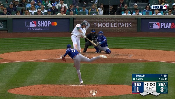 Luke Raley crushes solo home run, extending Mariners lead over Rangers