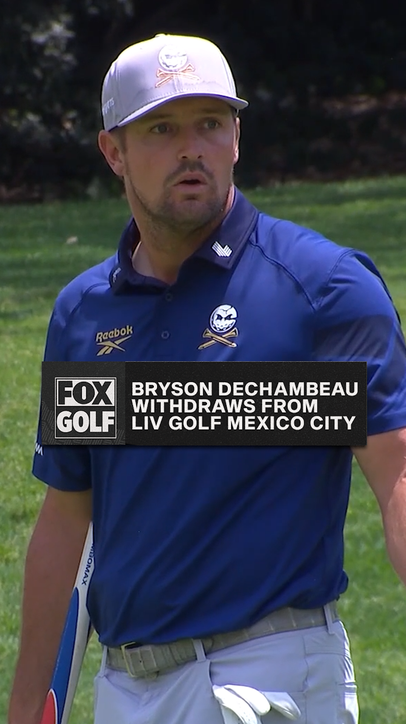 Bryson DeChambeau WITHDRAWS before Final Round of LIV Golf Mexico City 🚨