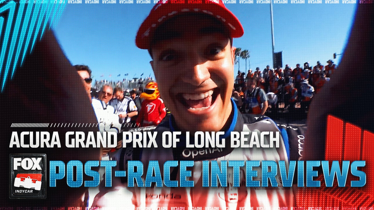 POST-RACE INTERVIEWS: Alex Palou, Felix Rosenqvist & more after Acura Grand Prix of Long Beach