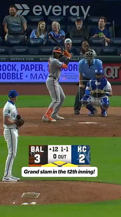 GRAND SLAM in the 12th! 💪