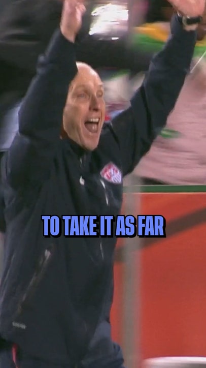 USMNT Coach Bob Bradley jokes with Jürgen Klinsmann about passing him the Baton 🤣