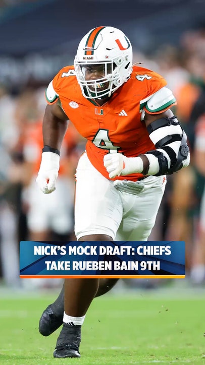 Nick Wright officially mocks Rueben Bain Jr. to the Chiefs