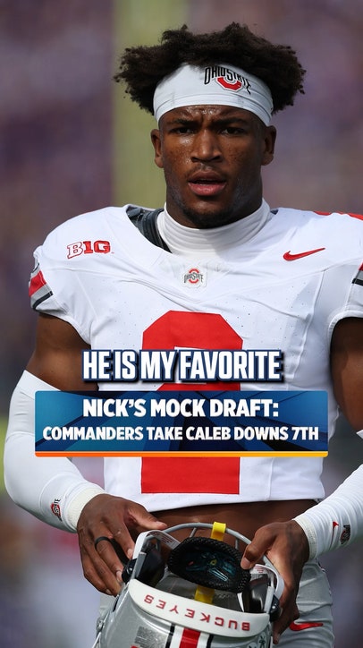 Caleb Downs is Nick's 'favorite player of the NFL Draft' 👀