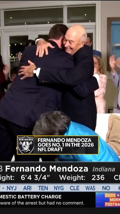 Fernando Mendoza goes No. 1 to the Las Vegas Raiders