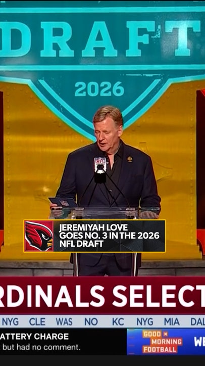 With the 3rd overall pick, the Cardinals select RB Jeremiyah Love 🏈
