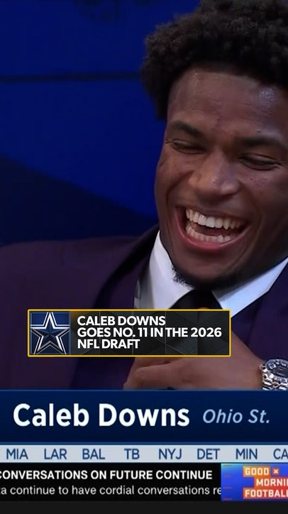 Cowboys trade up and select Caleb Downs with the No. 11th pick 👀