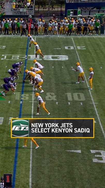 With the 16th pick, the Jets select Kenyon Sadiq from Oregon 🔥