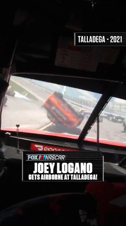 Bubba Wallace’s view of Joey Logano’s wild ride at Talladega is something we’ll never forget