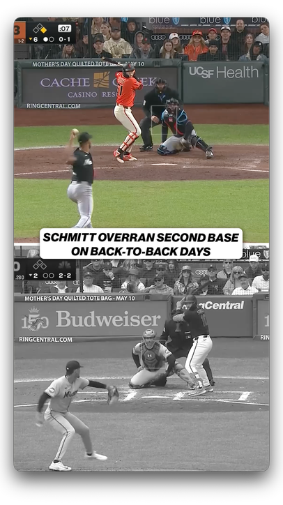 Casey Schmitt with costly mistakes in back-to-back games 🫣