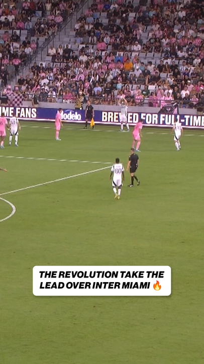 Revolution find the back of the net first against Inter Miami 👀