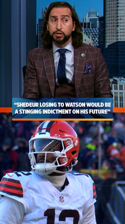 Nick explains what Shedeur Sanders losing to Deshaun Watson would mean for his future