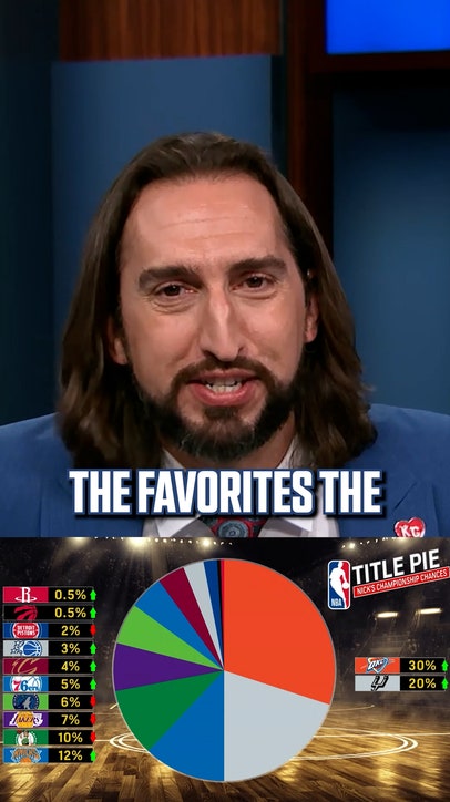 Nick gives the Celtics a 10 percent chance on his latest NBA Title Pie 👀🥧