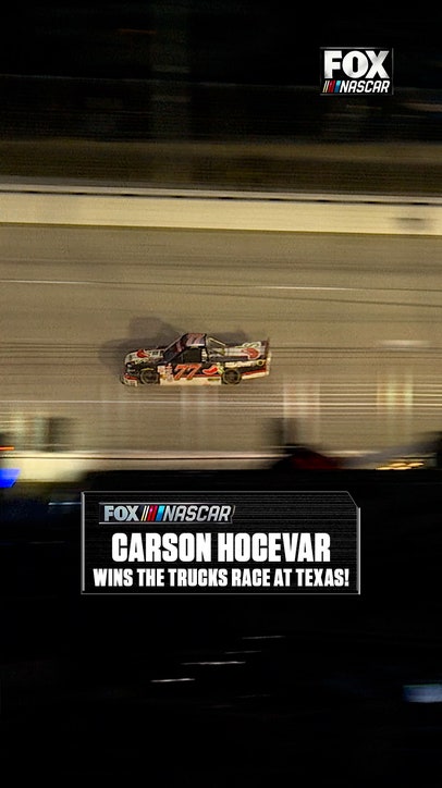 Carson Hocevar takes the win at Texas! 🏁