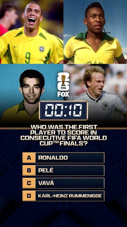 40 days until the FIFA World Cup on FOX! Who was the first player to score in consecutive FIFA World Cup finals ⁉️🌎🏆