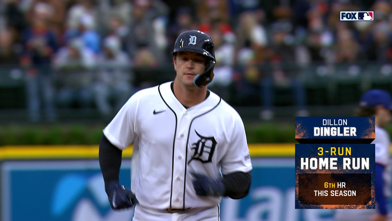 Dillon Dingler crushes three-run home run, giving Tigers early lead over Rangers
