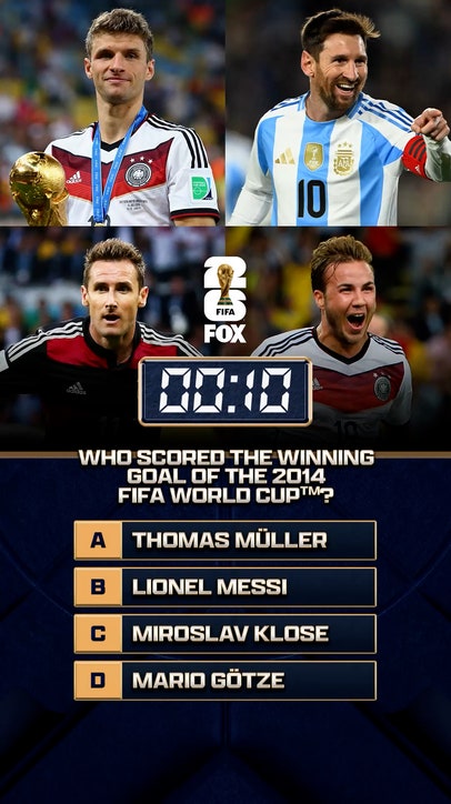 39 days until the FIFA World Cup on FOX! Who scored the winning goal of the 2014 FIFA World Cup final ⁉️🌎🏆