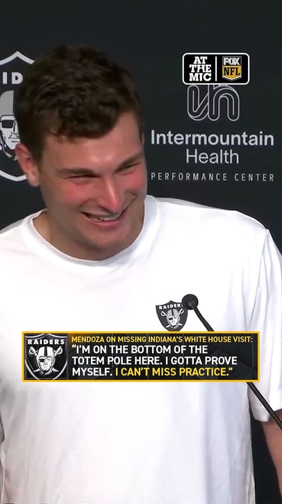 Fernando Mendoza is laser-focused on the Raiders 👏