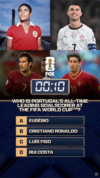 Who is Portugal’s all-time leading goalscorer at the FIFA World Cup ⁉️