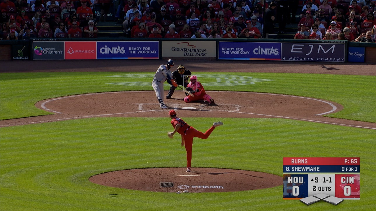 Braden Shewmake crushes solo home run, giving Astros lead over Reds