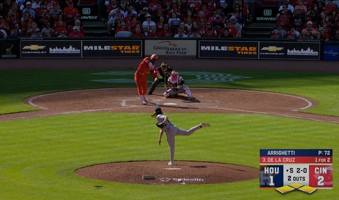 Matt McLain, Elly De La Cruz Combine to Drive in Three Runs to Give Reds Lead Over Astros