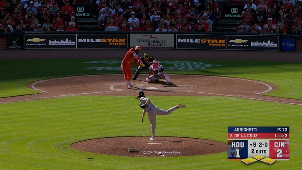 Matt McLain, Elly De La Cruz Combine to Drive in Three Runs to Give Reds Lead Over Astros