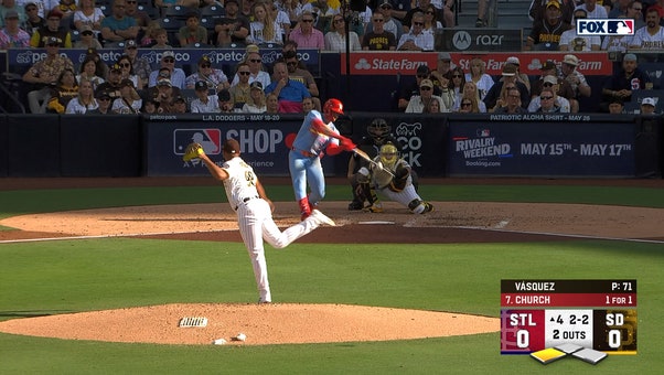 Nathan Church drives in run to give Cardinals lead over Padres
