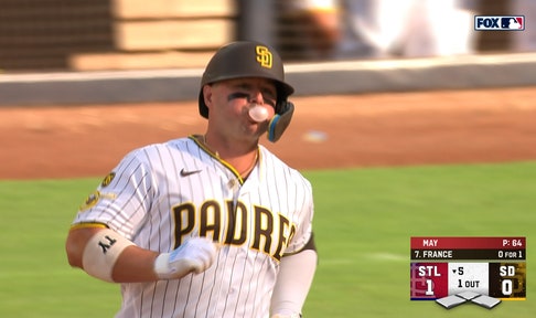 Padres' Ty France hits solo home run to tie game vs. Cardinals