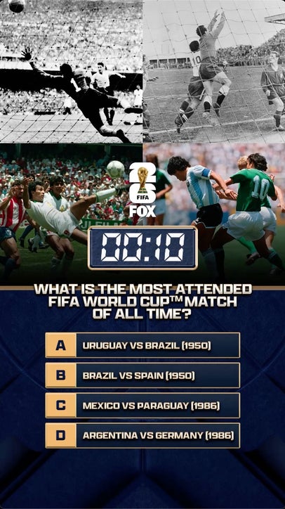 What is the most attended FIFA World Cup match of all-time ⁉️
