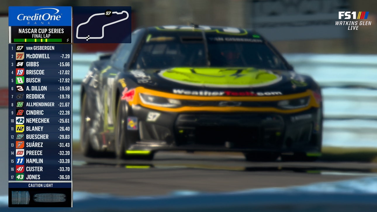 FINAL LAP: Shane Van Gisbergen takes checkered flag at Watkins Glen 🏁 NASCAR on FOX
