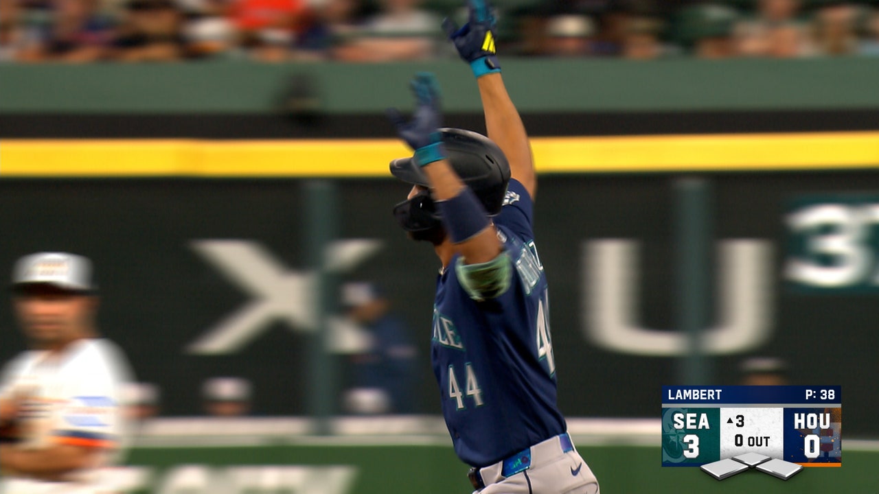 Julio Rodriguez smashes solo home run, extending Mariners lead over Astros