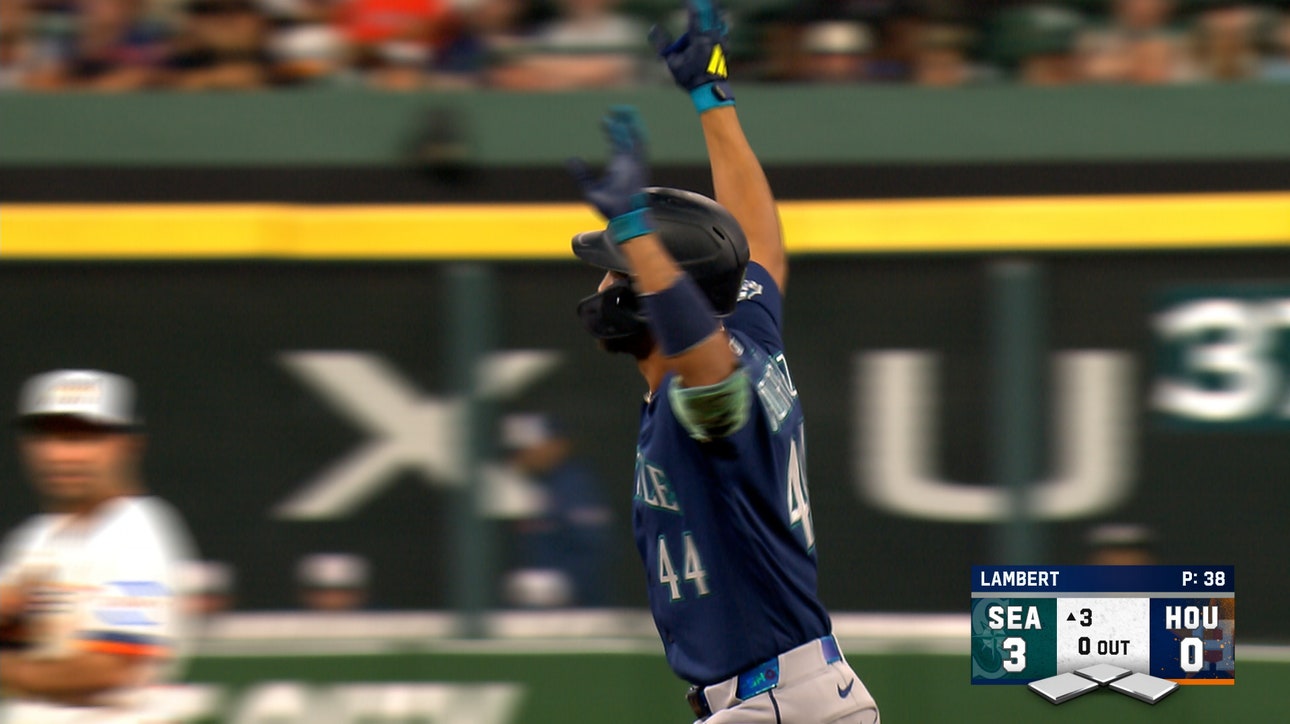 Julio Rodriguez smashes solo home run, extending Mariners lead over Astros