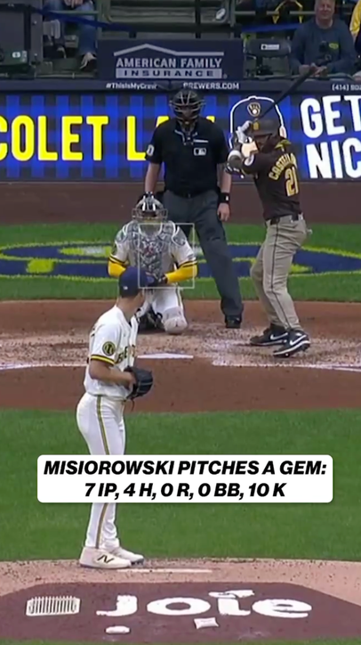 Jacob Misiorowski recorded his 6th career game with 10 or more strikeouts! 😤