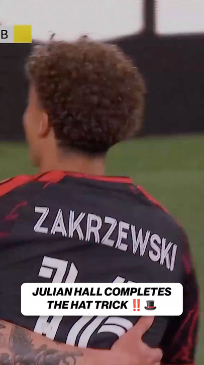 Julian Hall becomes the youngest player in MLS history to score a hat trick