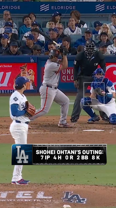 Shohei Ohtani lowered his ERA to 0.82 💪