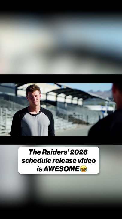 Raiders tapped in Kirk Cousins and Fernando Mendoza for their ‘Step Brothers’ schedule release 🤣