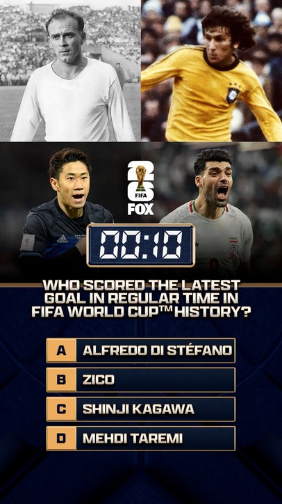 Who scored the latest goal in regular time in FIFA World Cup historyβοΈ