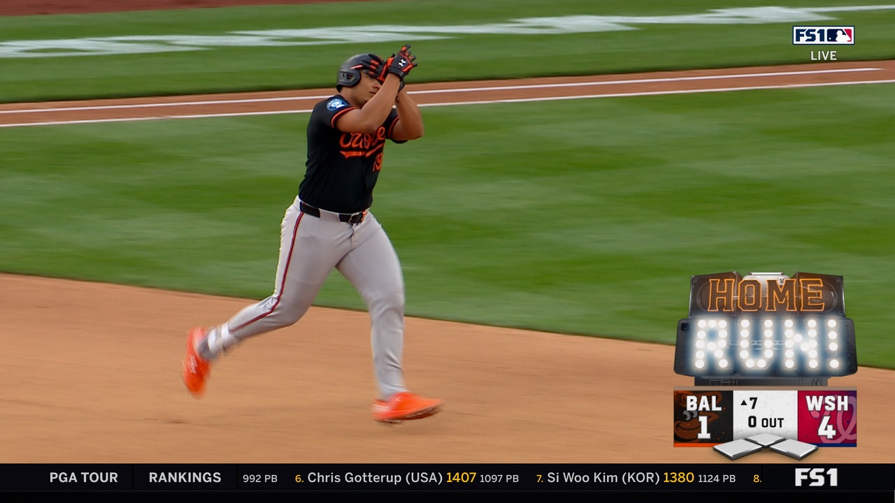 Samuel Basallo and Tyler O'Neill hit back-to-back homers to cut Orioles' deficit vs. Nationals