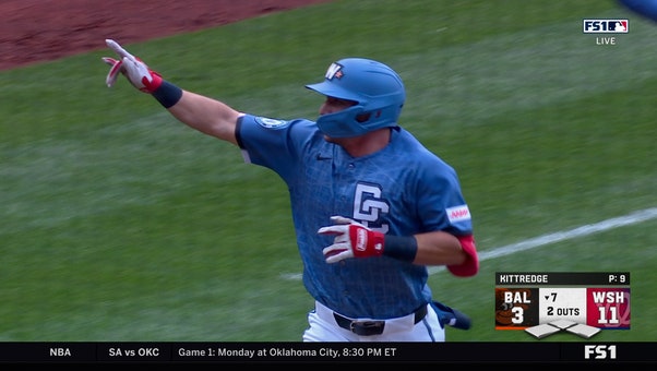 Nationals' Jacob Young caps off seven-run inning with three-run homer vs. Orioles