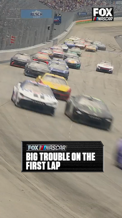 We got got some early trouble in the All-Star Race 🤯