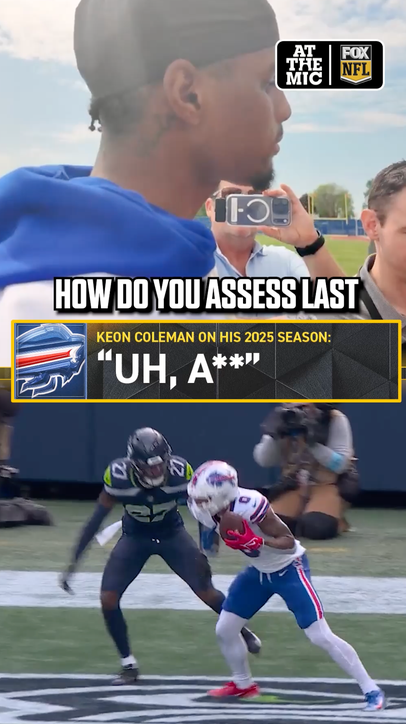 Keon Coleman shared his honest thoughts on how his 2025 season went
