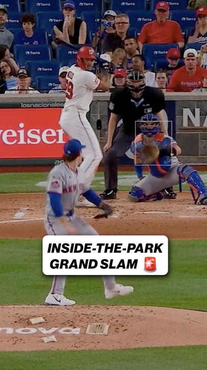 James Wood's first grand slam is an inside the parker!!