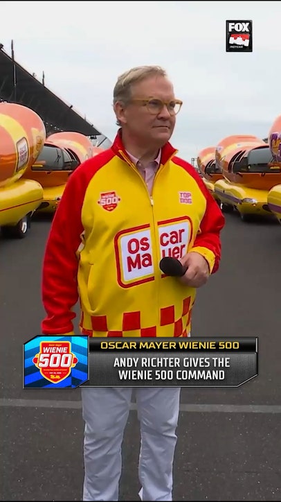 Andy Richter with the Wienie 500 command 🌭